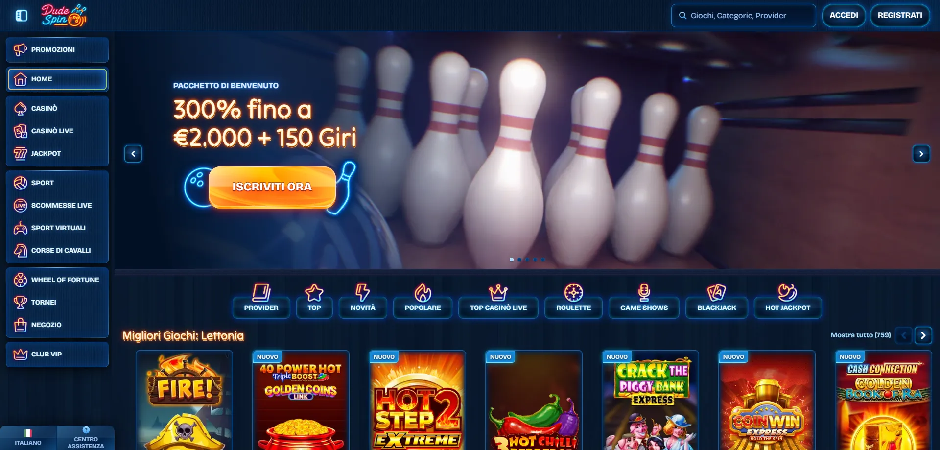 Mirror ufficiale Dudespin Casino — accesso sicuro e aggiornato